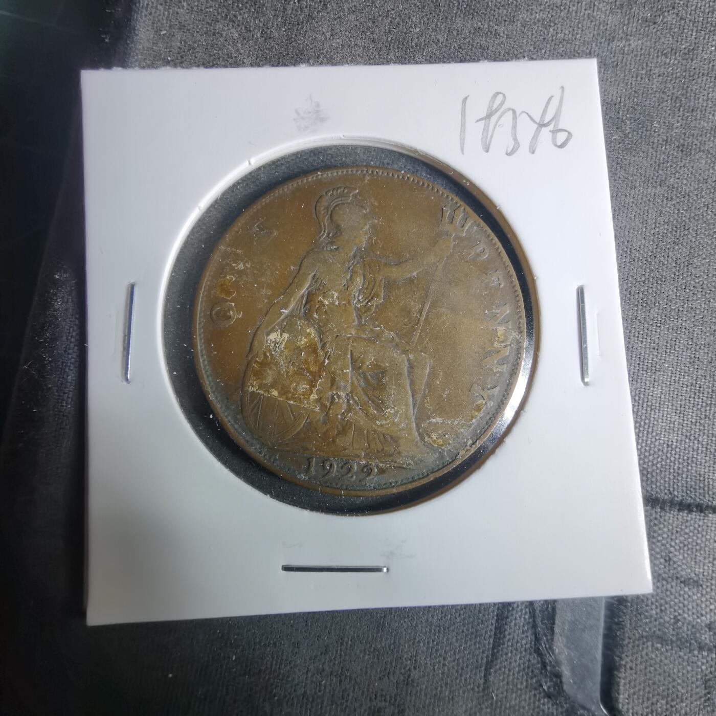 沼泽如烟--第919场 英国1922年1便士