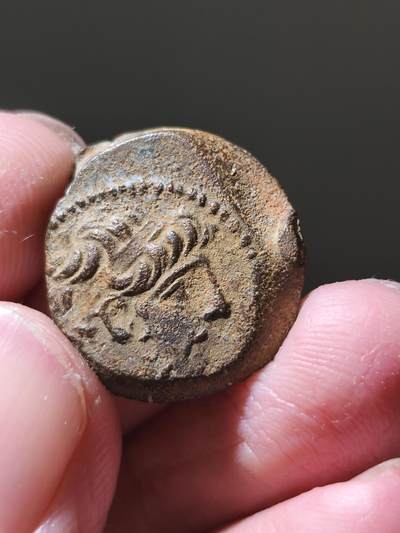 星盘世界钱币十二月六日古典币专场 - 希腊化塞琉古 安条克九世铜币 背面是宙斯雷霆 前114-95年制 叙利亚未知造币厂