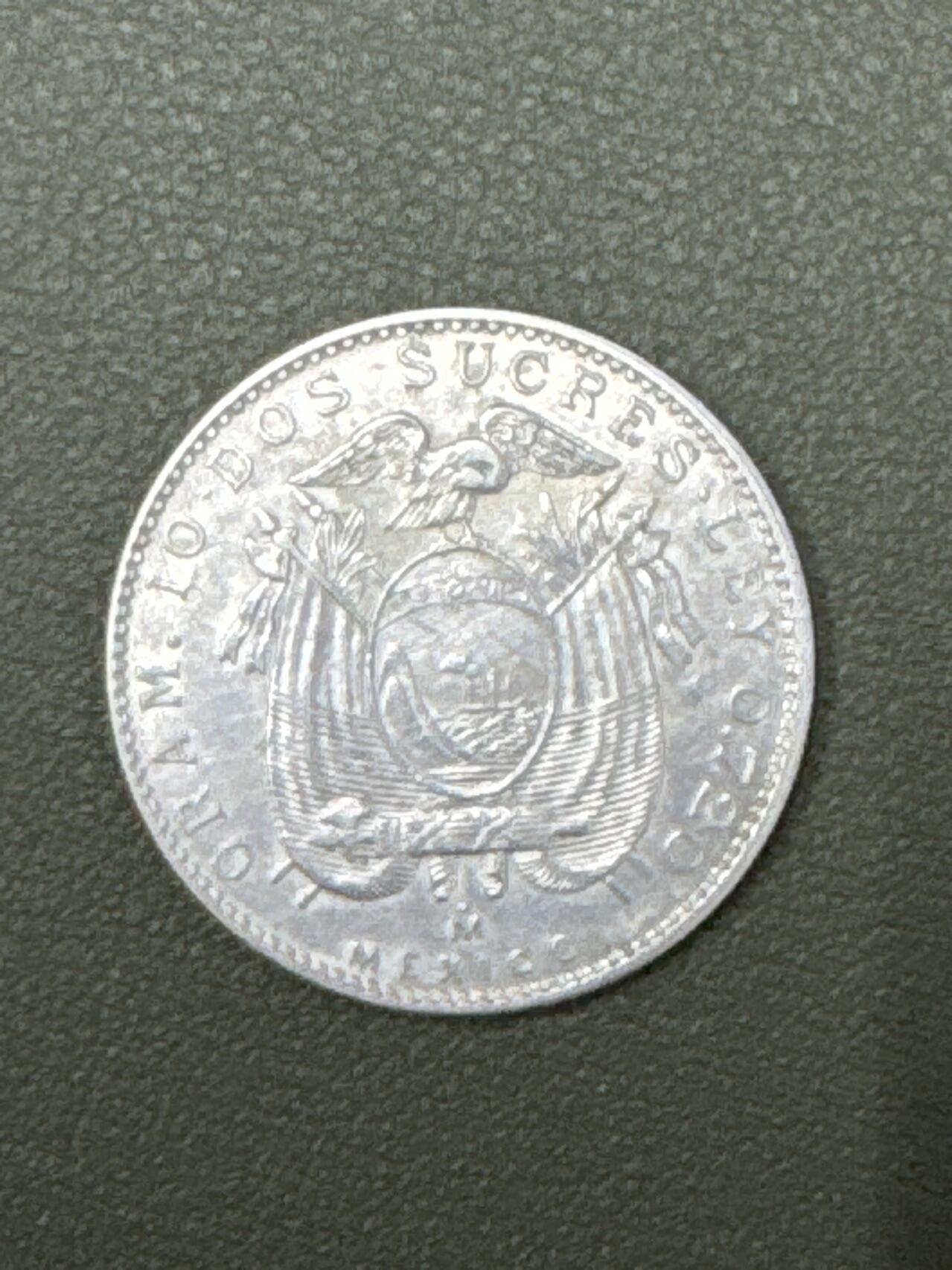 ❤️【币观天下】❤️ 第333期钱币拍卖- 2025.12.5周五晚上6点半场-长期征集拍品 厄瓜多尔银币