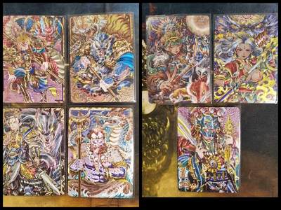 阳大大卡牌拍卖第85期（持续收拍品，周六晚上九点截拍，进群福利早知道） - 【西游套】卡萃文化 李尊奇 西游人物+女神 7张粗闪全套