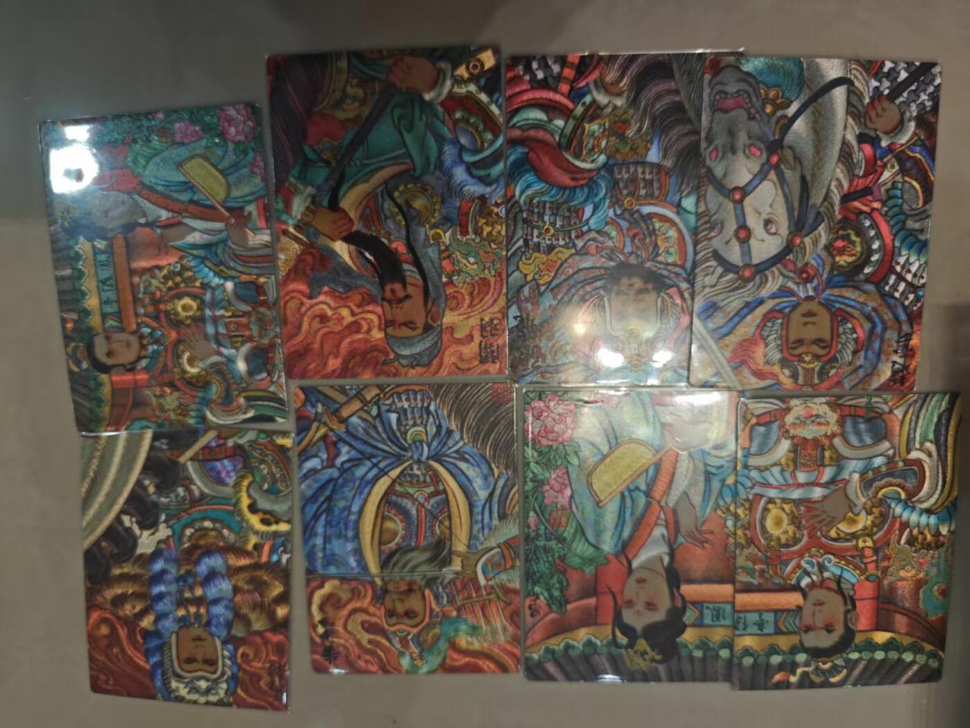 第十五期 五虎上将 冯涛 裸卡一组 8张