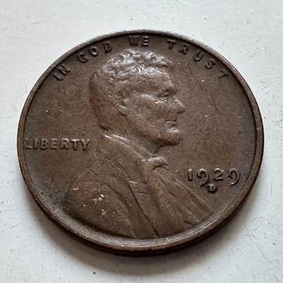 🌹外币初藏🌹🐯2025年第135场  每周二四六晚8️⃣点 接代拍 - 美国1929年D版一分