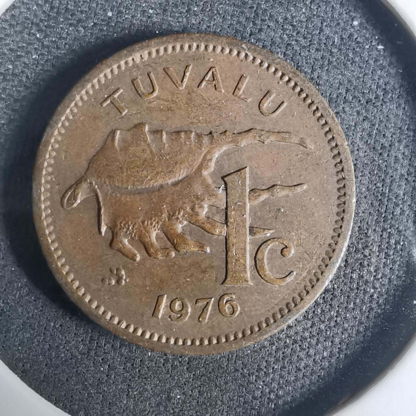 沼泽如烟--第919场 图瓦卢1976年一分