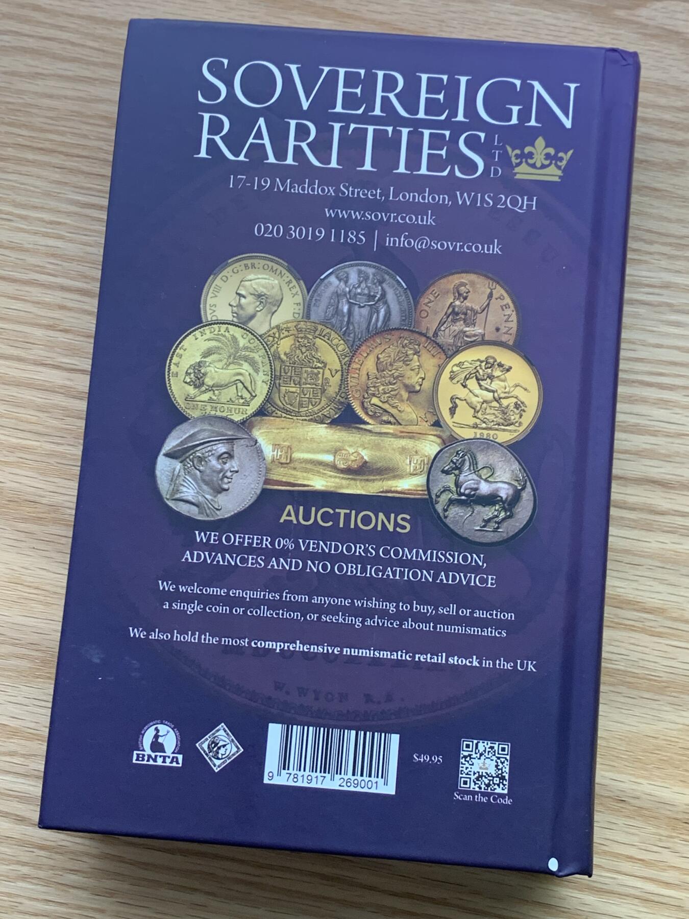 《竞宝斋》第444场 周日，周一，2场连拍 （全场包邮） 2025最新版英国钱币标准目录，完整收录英国从打制币到10进制前的钱币，英系藏家必备，PCGS和NGC官方参考目录，约1.15公斤。