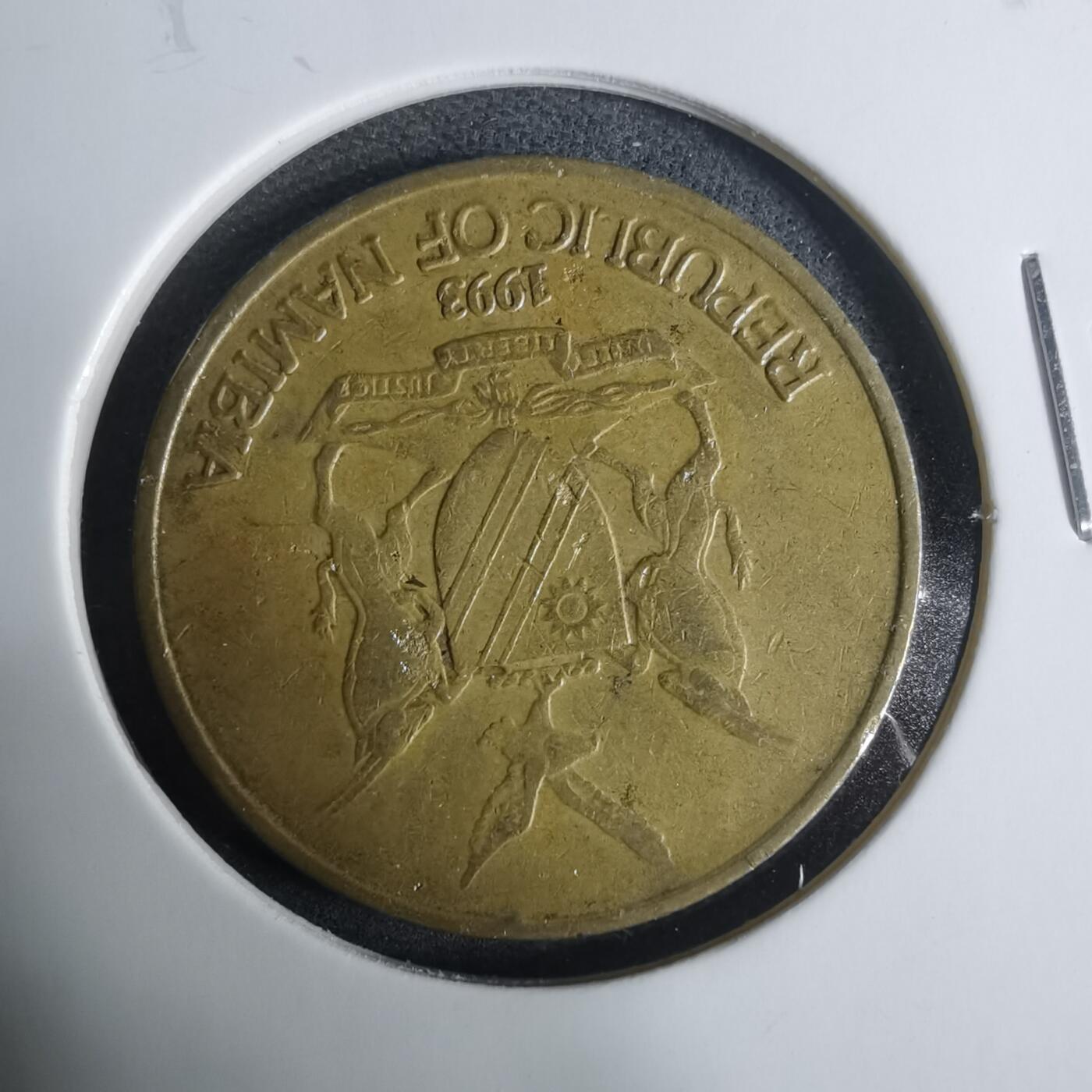 沼泽如烟--第919场 纳米比亚1993年五元