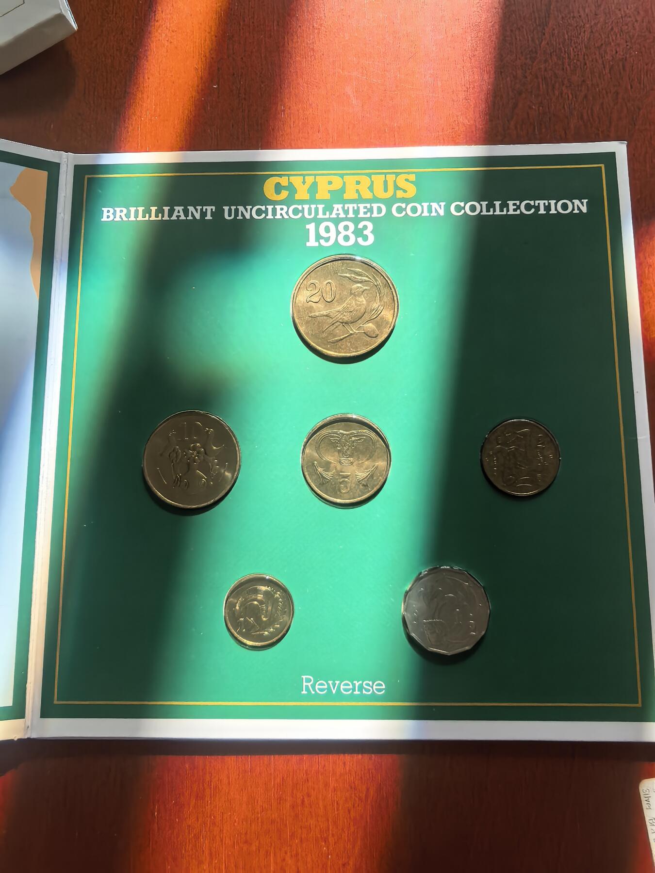 长老汇蛇年精选第七十八场拍卖 1983塞浦路斯6枚套装，卡装