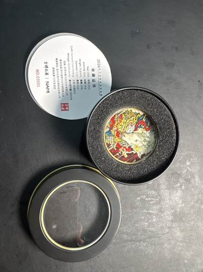 ❤️【币观天下】❤️ 第333期钱币拍卖- 2025.12.5周五晚上6点半场-长期征集拍品 - NAMI马年彩色合金纪念章带盒证