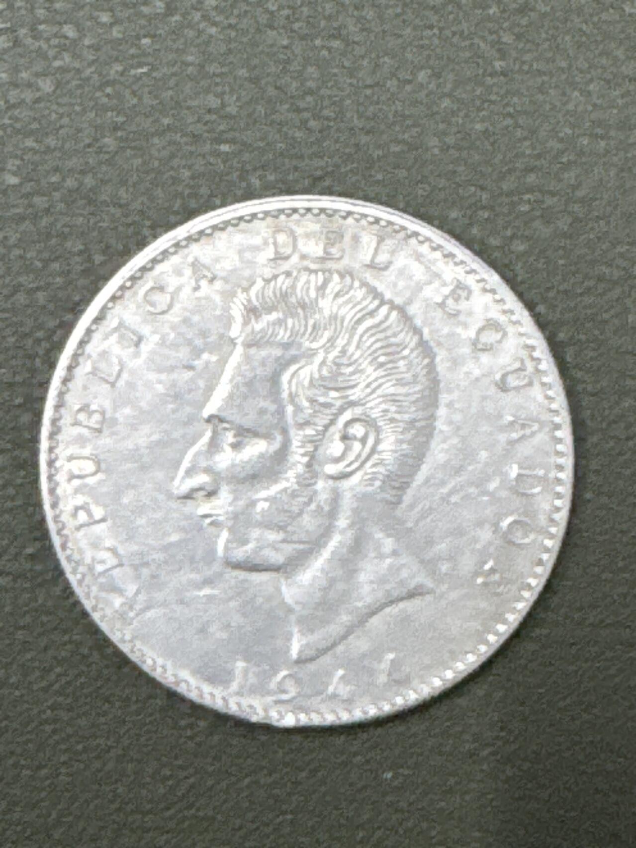 ❤️【币观天下】❤️ 第333期钱币拍卖- 2025.12.5周五晚上6点半场-长期征集拍品 厄瓜多尔银币