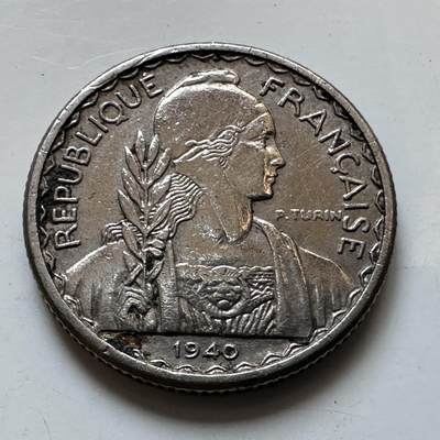 🌹外币初藏🌹🐯2025年第135场  每周二四六晚8️⃣点 接代拍 - 法属印度支那1940年十分