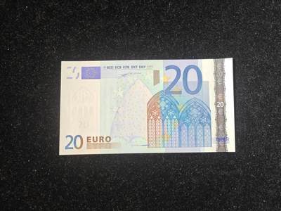 欧盟 V冠西班牙版 一签 20欧 全新UNC - 欧盟 V冠西班牙版 一签 20欧 全新UNC