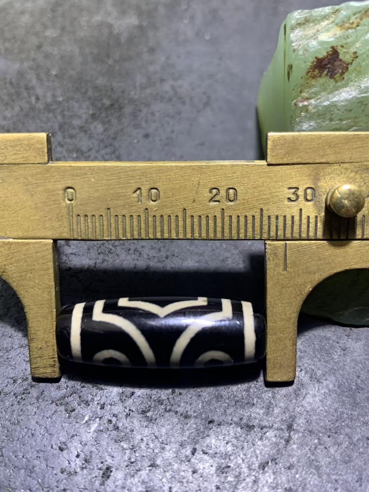 仅此一颗，精品藏传三眼天珠一颗，