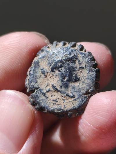 星盘世界钱币十二月六日古典币专场 - 塞琉古阿尔忒弥斯铜币 由德米特里乌斯一世发行 背面是弓箭 约前162-150年