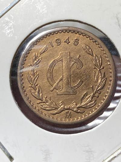 2025年第一百三十三场(总第一百五十九场）外国好品纸夹散币场(免佣金) - 带光好品–墨西哥🇲🇽1946年1分