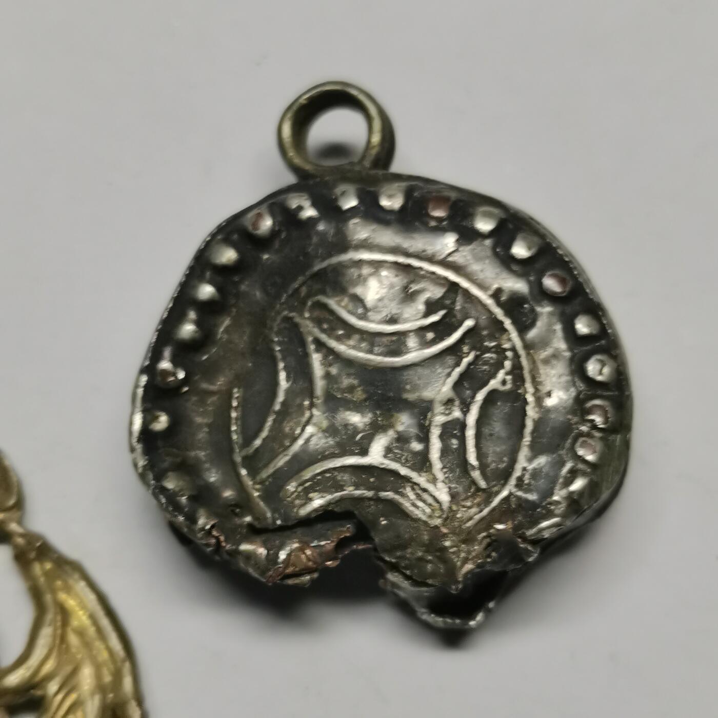 杂件专场85期 清代老银饰，残品