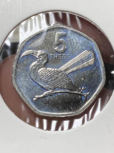 2025年第一百三十三场(总第一百五十九场）外国好品纸夹散币场(免佣金) - 博茨瓦纳🇧🇼2013单年份5西比(第三套流通硬币)