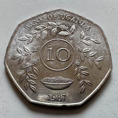 🌹外币初藏🌹🐯2025年第135场  每周二四六晚8️⃣点 接代拍 - 乌干达1987年10先令