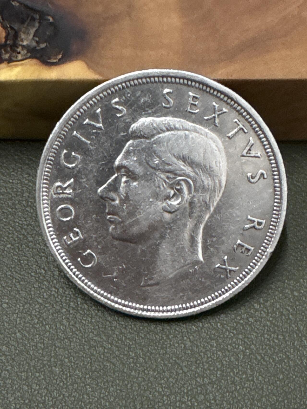 ❤️【币观天下】❤️ 第333期钱币拍卖- 2025.12.5周五晚上6点半场-长期征集拍品 南非1949年一盎司银币