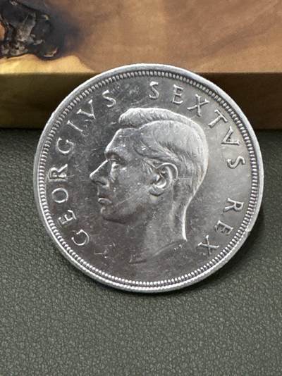 ❤️【币观天下】❤️ 第333期钱币拍卖- 2025.12.5周五晚上6点半场-长期征集拍品 - 南非1949年一盎司银币