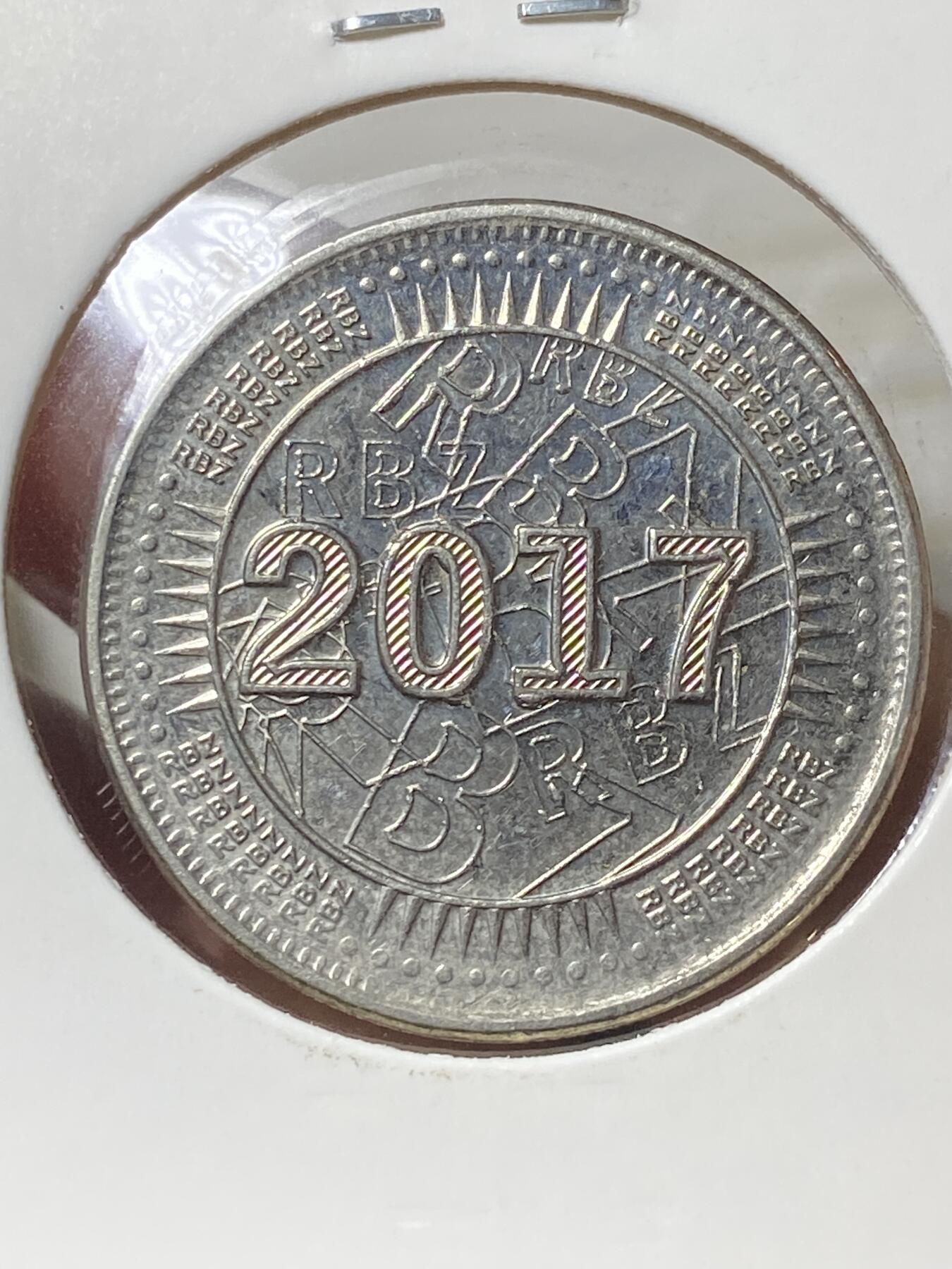 2025年第一百三十三场(总第一百五十九场）外国好品纸夹散币场(免佣金) 较少–津巴布韦🇿🇼2017年50分(独立后第三套流通硬币)