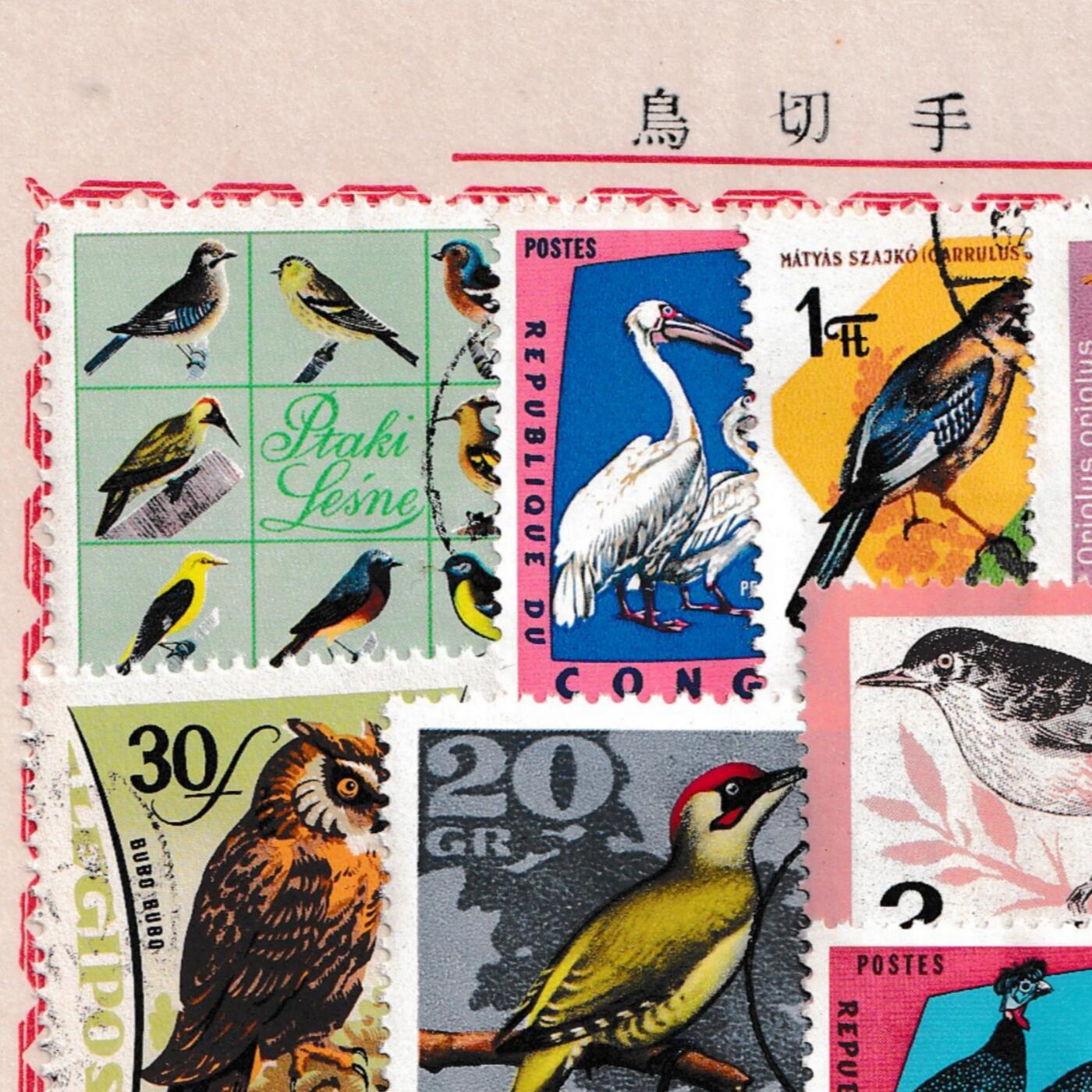 【良泉】【2025年最后一场】12月18日晚19.30点开拍！188组【直播场】西方古代钱币、丝路杂项、印章！ 【世界各地】鸟类题材邮票一组