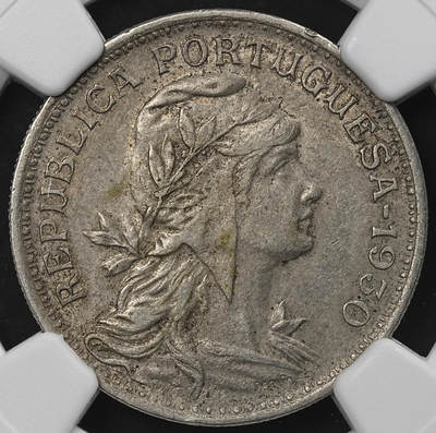 修遠堂世界钱币第九十六期 - NGC AU55 1930年葡萄牙50分 稀少的年份 书价很高