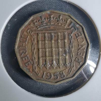 沼泽如烟--第919场 - 英国1958年3便士