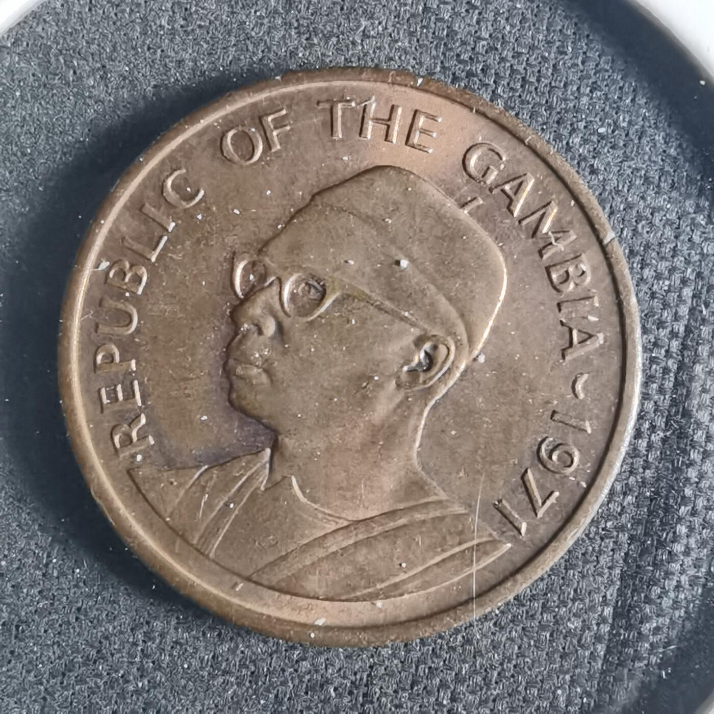 沼泽如烟--第919场 冈比亚1971年一分