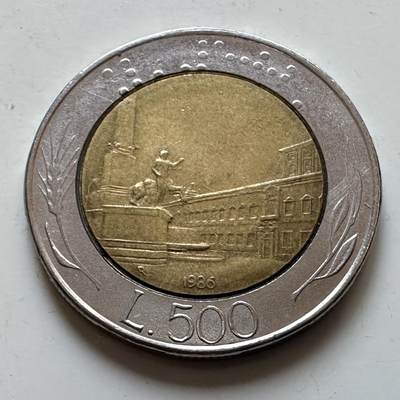 🌹外币初藏🌹🐯2025年第135场  每周二四六晚8️⃣点 接代拍 - 意大利1986年500里拉