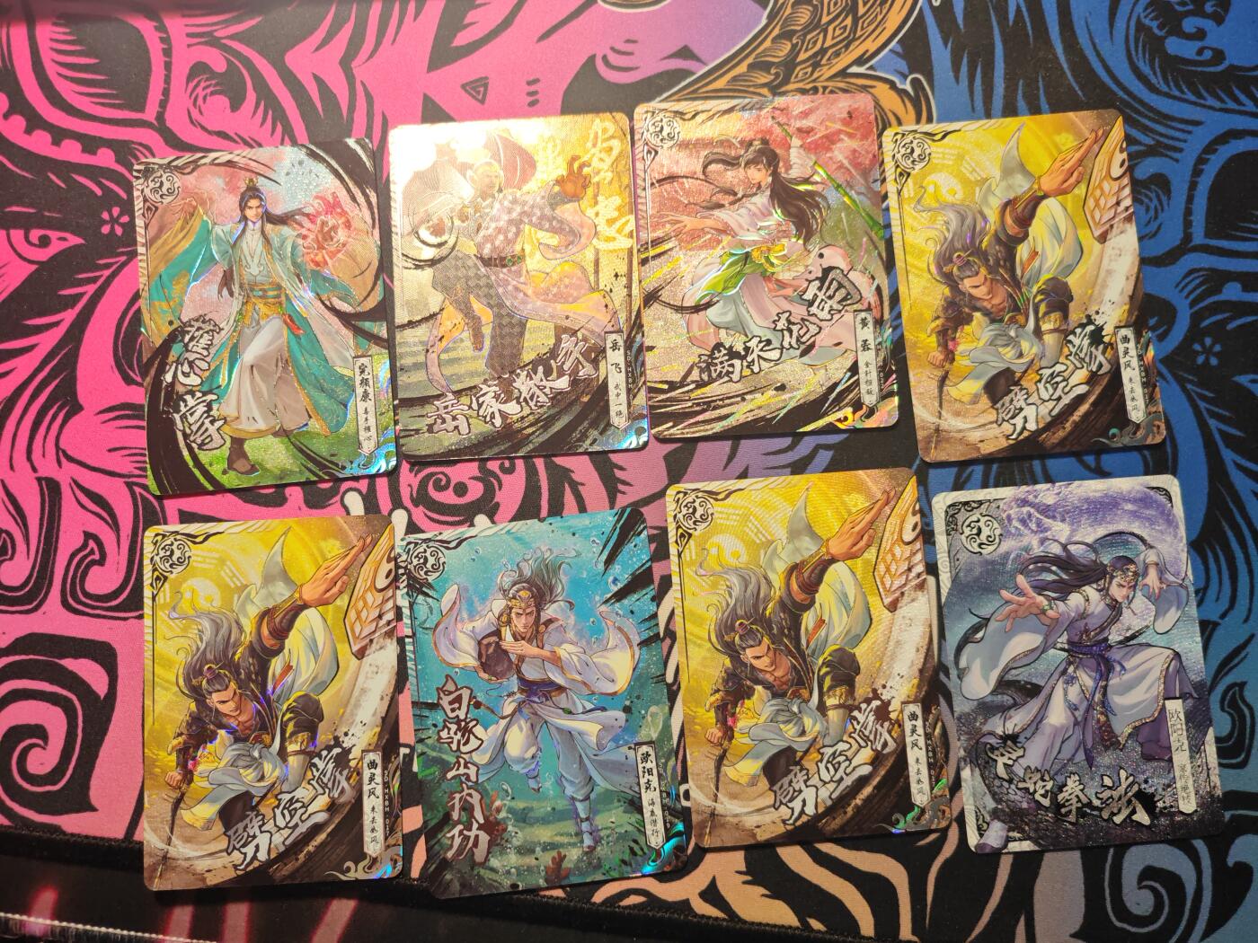 卡牌实验室开始第五次实验 【白虎】卡游金庸侠客令白虎卡×28