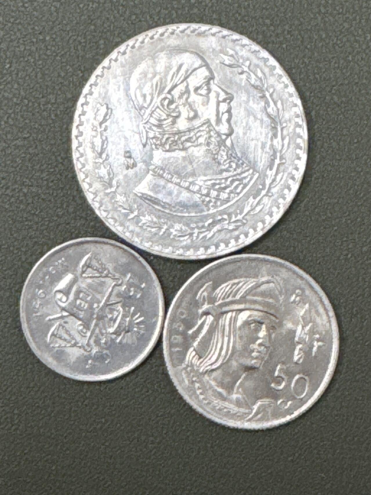 ❤️【币观天下】❤️ 第333期钱币拍卖- 2025.12.5周五晚上6点半场-长期征集拍品 墨西哥3枚银币