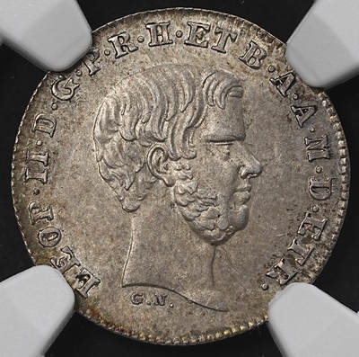 修遠堂世界钱币第九十六期 - NGC MS62 1857年托斯卡纳1/2 PAOLO银币