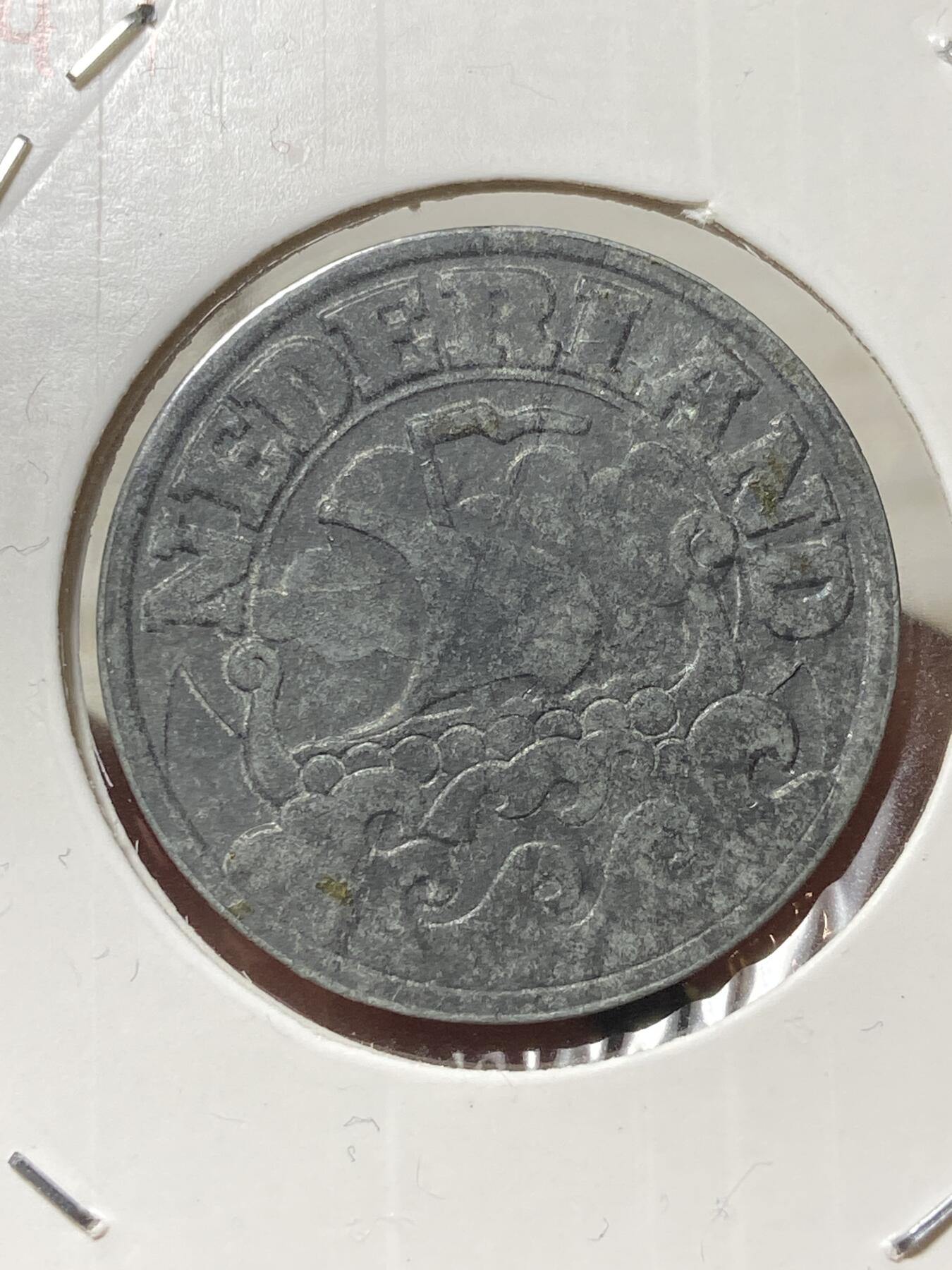 2025年第一百三十三场(总第一百五十九场）外国好品纸夹散币场(免佣金) 好品–荷兰🇳🇱1941年25分(二战德国占领时期)