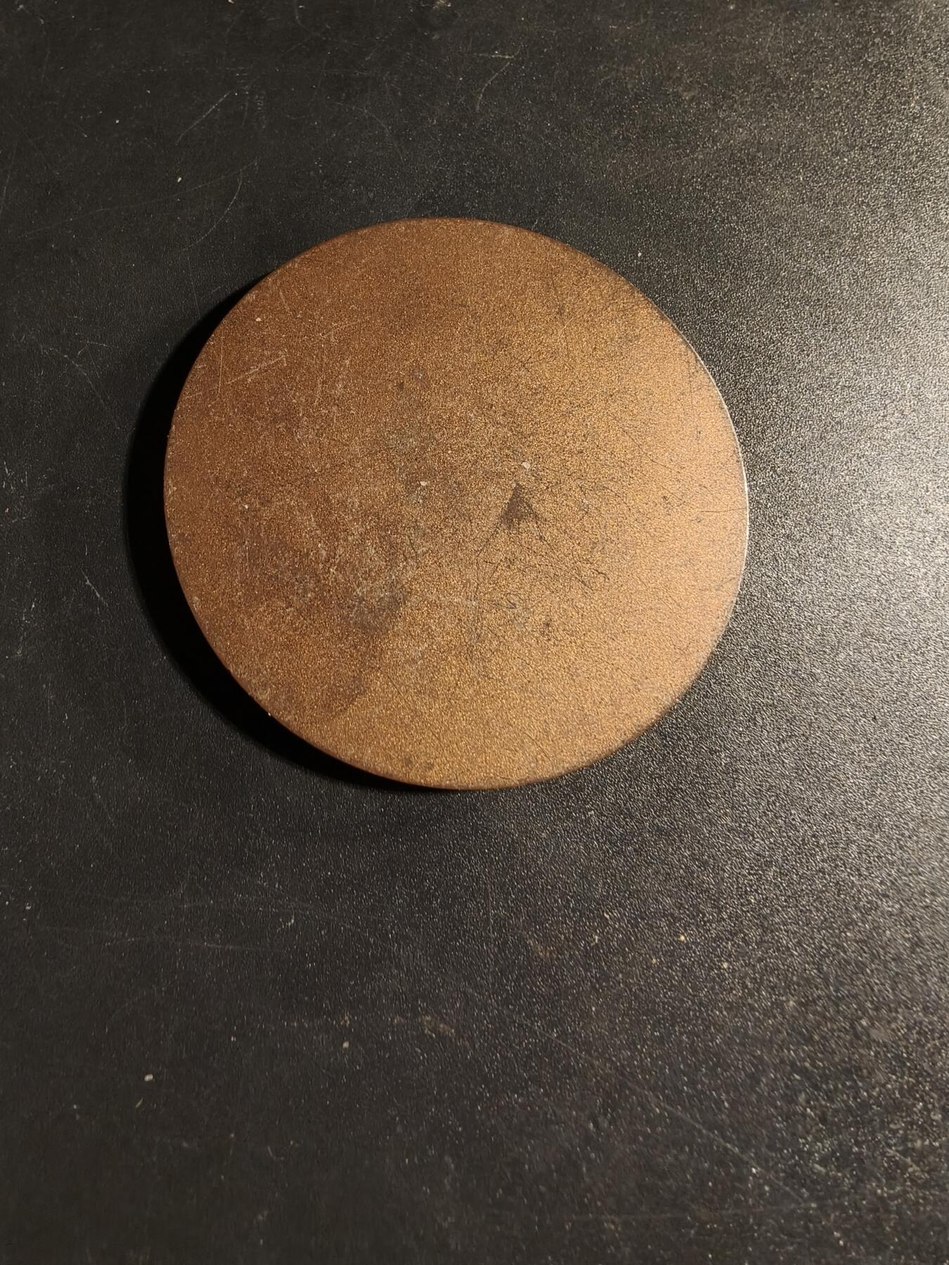 老王徽章第167期 法国北部省克鲁瓦市大铜章      直径50mm.    重量60g