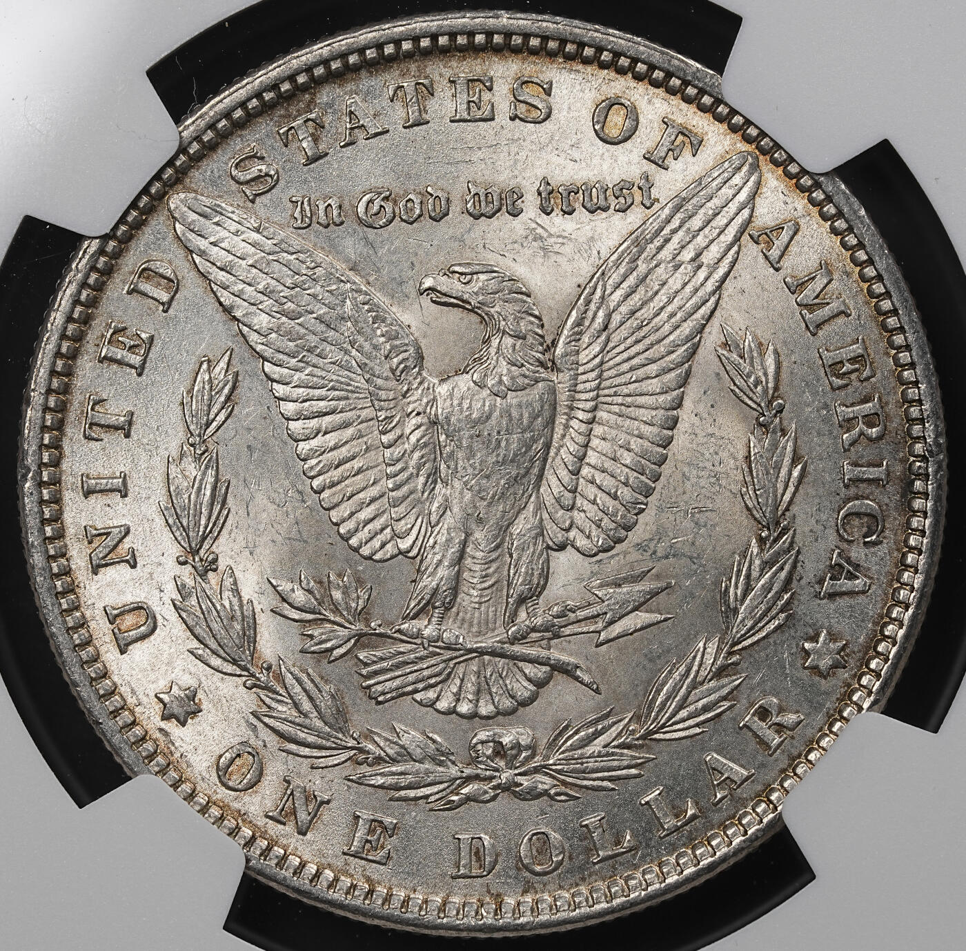 修遠堂世界钱币第九十六期 NGC MS62 1880年美国摩根大银币