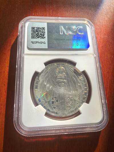 长老汇蛇年精选第七十八场拍卖 1989 奥地利艺术家 - 科洛曼·莫瑟500先令精制银币，NGC PF68UC，唯一冠军