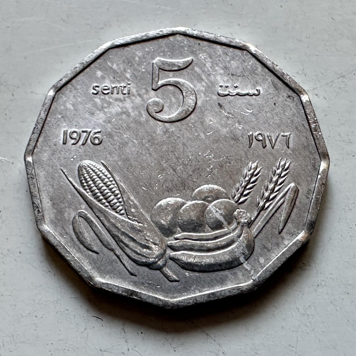 🌹外币初藏🌹🐯2025年第135场  每周二四六晚8️⃣点 接代拍 索马里1976年五分