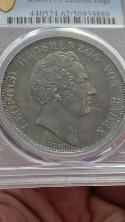 PCGS MS62 1844巴登纪念碑2泰勒