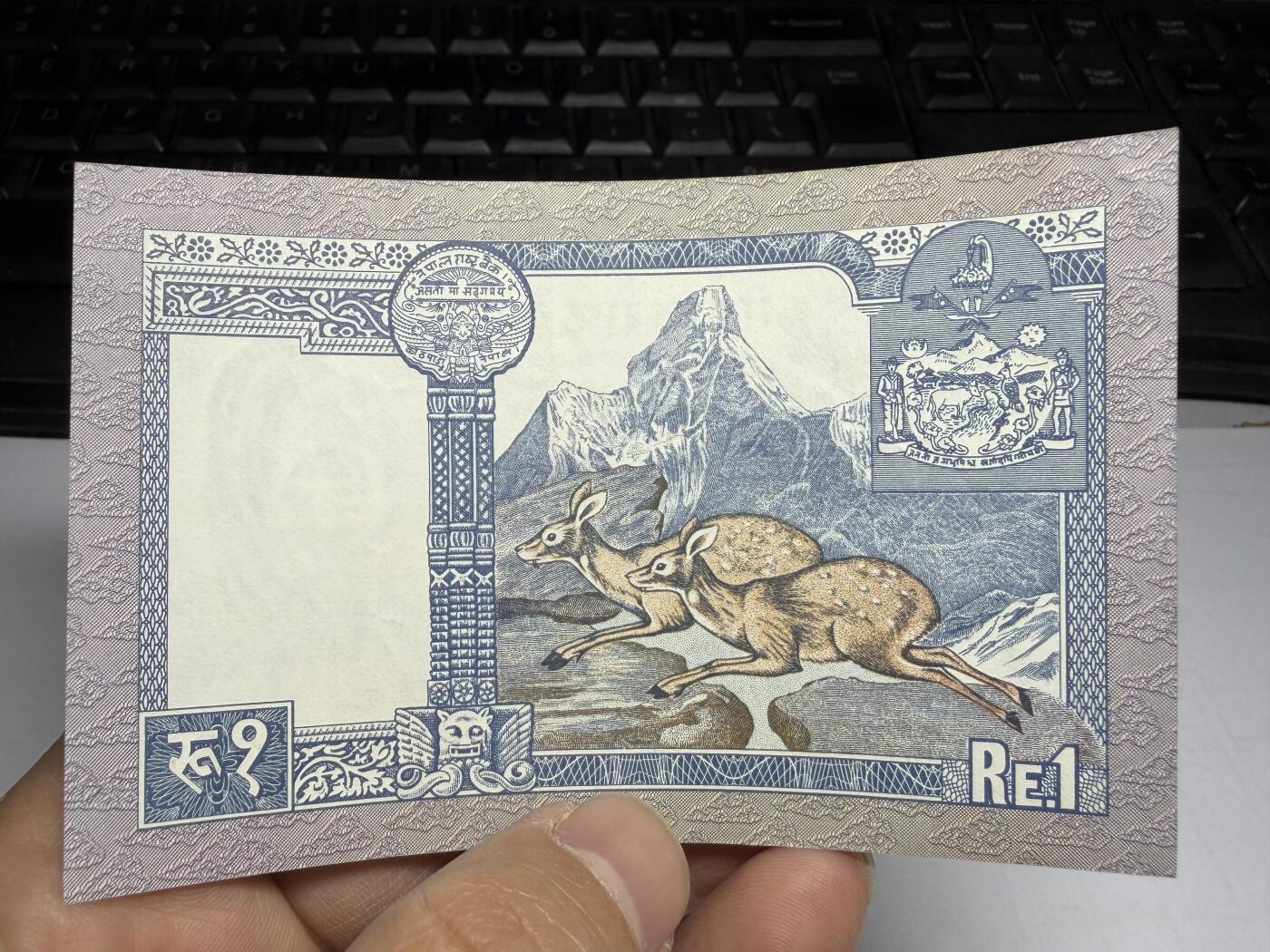 2025年集古藏今外币拍卖第十期-第10场—（总第290拍-纸币专场），本期拍完结算一次，发货时间2-3天，休息几天后继续新的一期拍卖。 尼泊尔1卢比