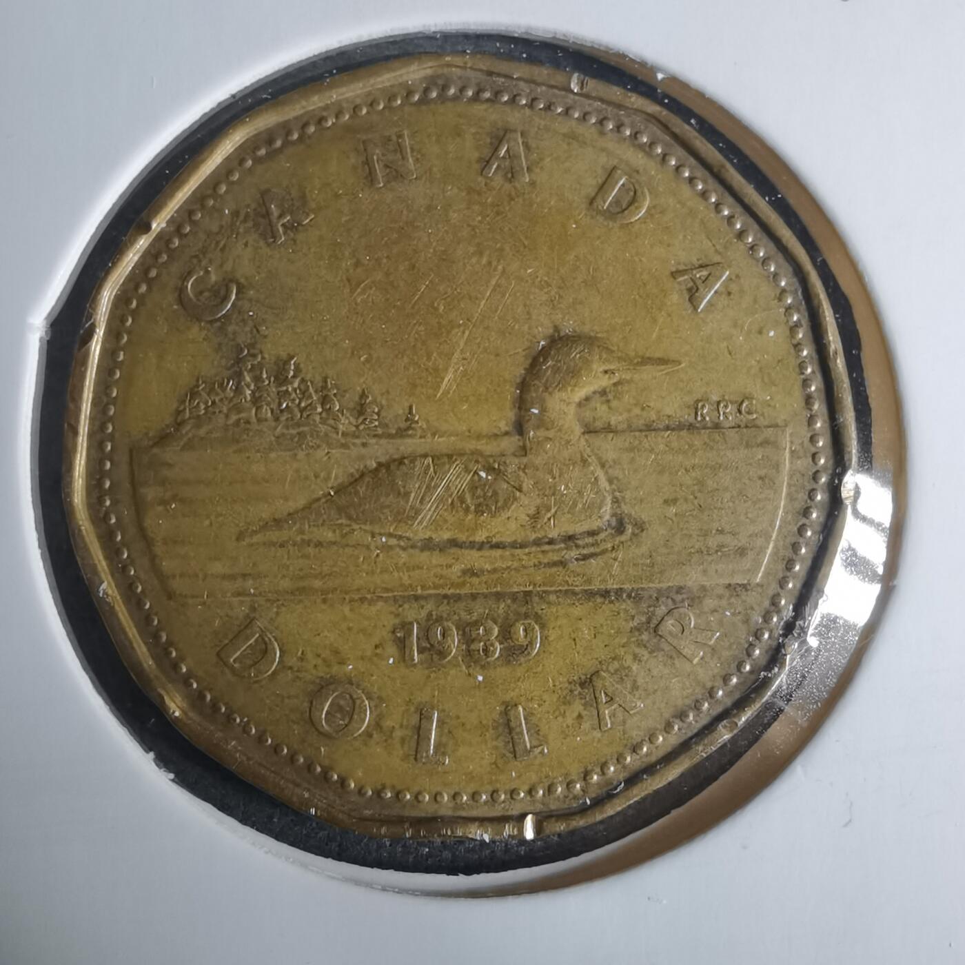 沼泽如烟--第919场 加拿大1989年一元