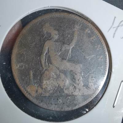 沼泽如烟--第919场 - 英国1875年1便士