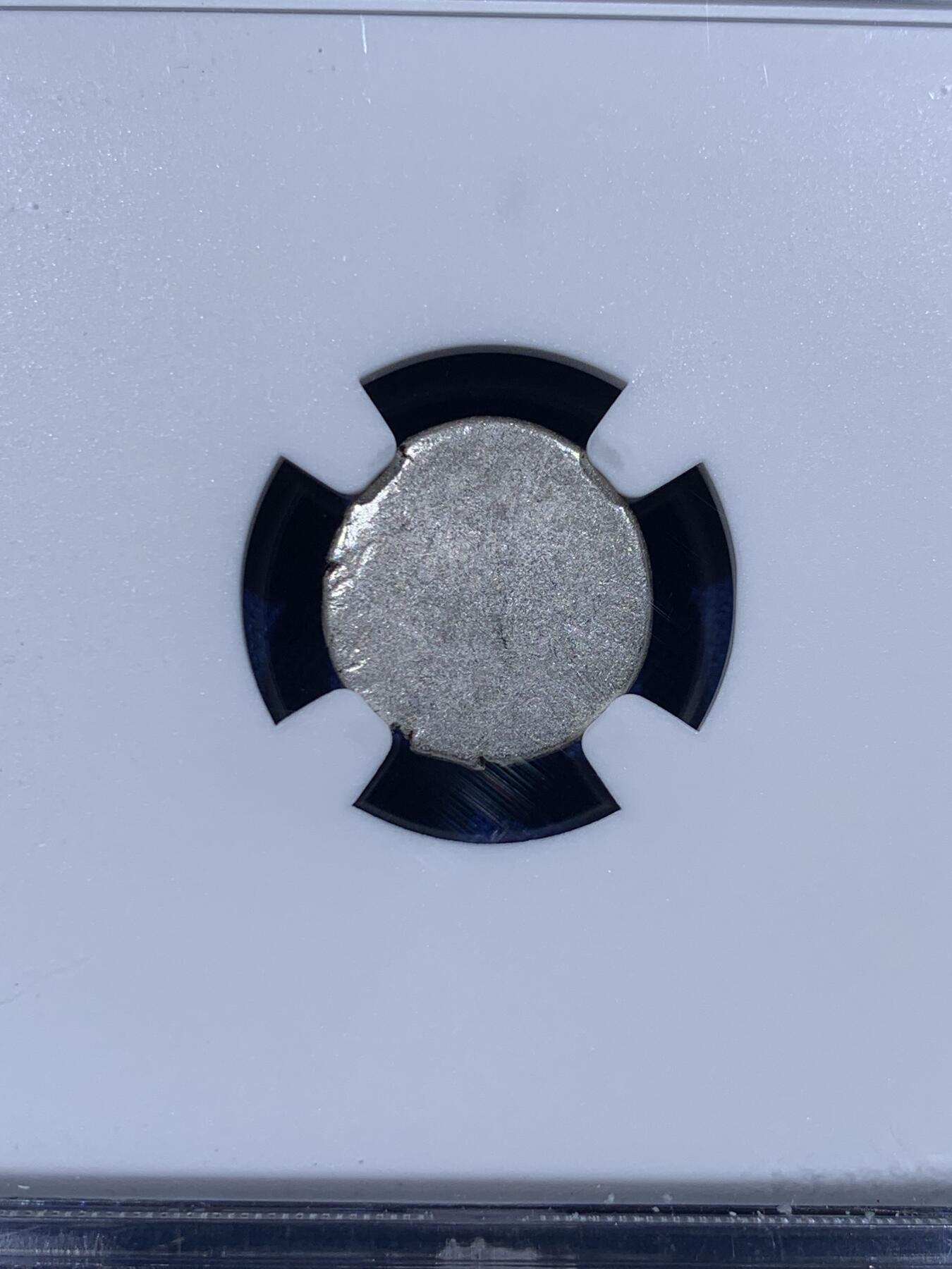 《竞宝斋》第444场 周日，周一，2场连拍 （全场包邮） NGC AU58 柬埔寨 1600-1860 小鸟 2PE 银币 东南亚经典品种 少见高分好品