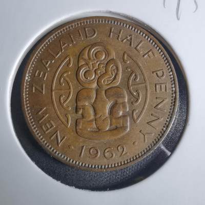 沼泽如烟--第919场 - 新西兰1962年半便士