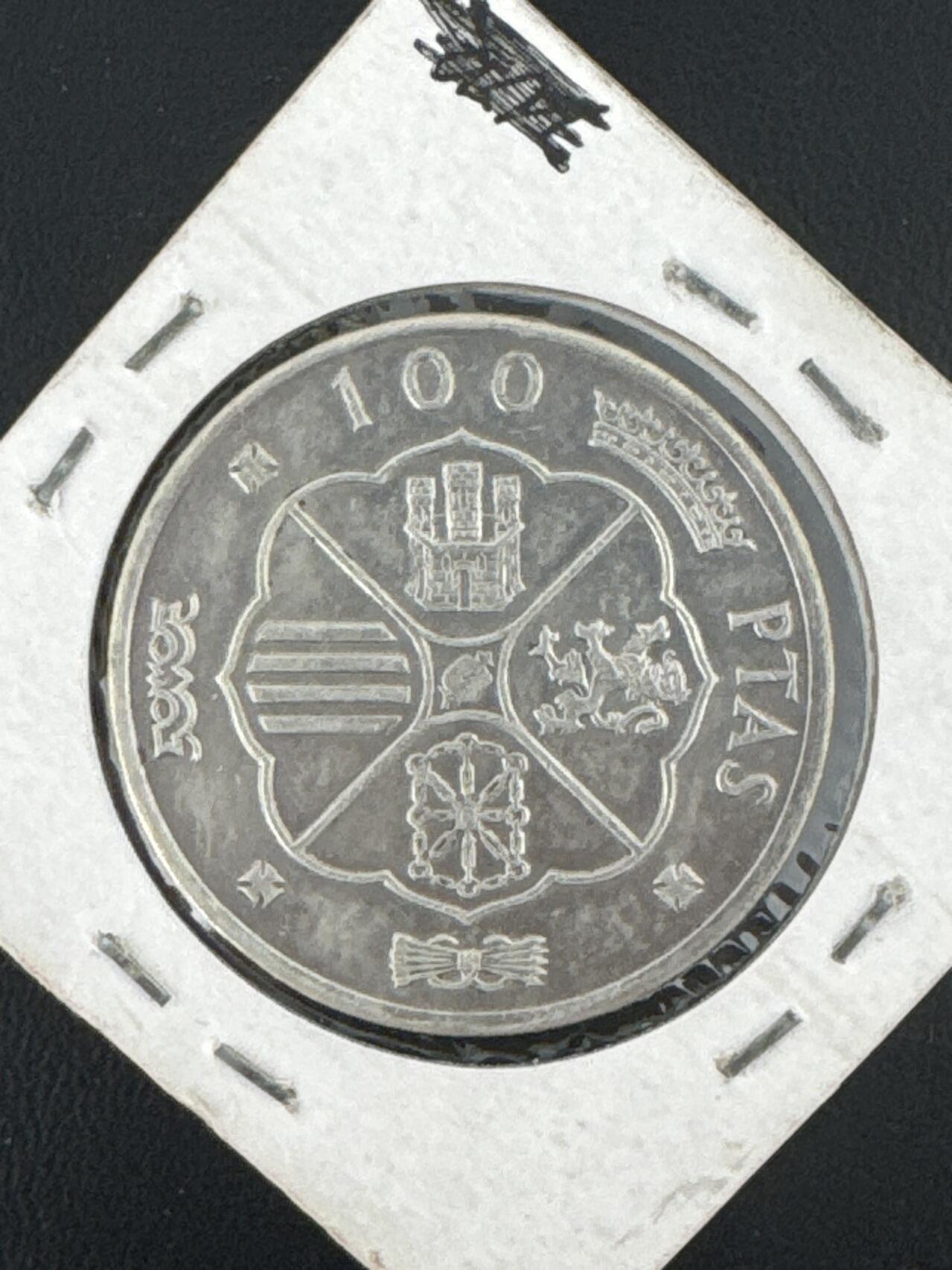 ❤️【币观天下】❤️ 第333期钱币拍卖- 2025.12.5周五晚上6点半场-长期征集拍品 西班牙100比塞塔1966年银币