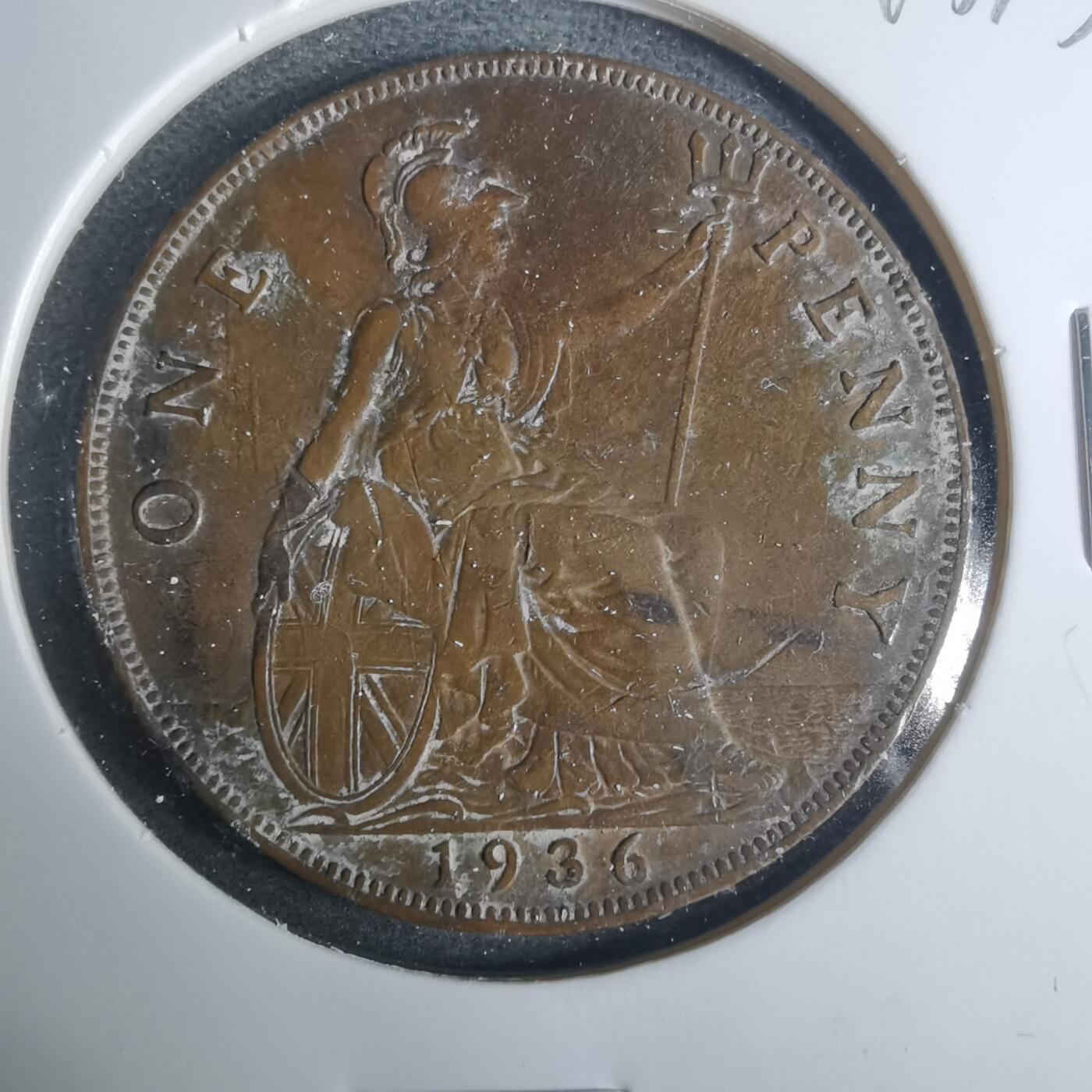 沼泽如烟--第919场 英国1936年1便士