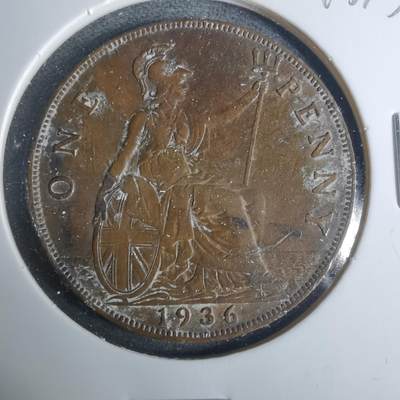 沼泽如烟--第919场 - 英国1936年1便士