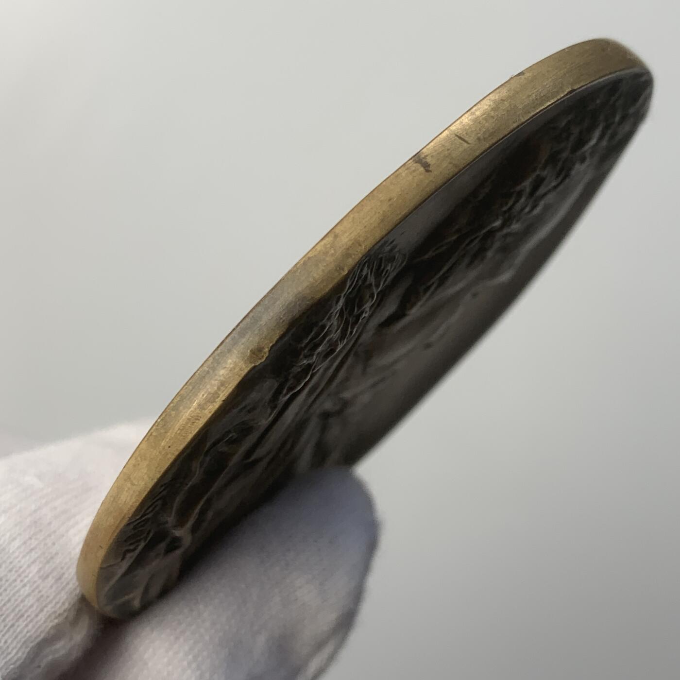 掌中浮雕-藏着的欧洲第044场 1905年德国恩斯特·冯·波萨尔特大铜章，68mm，卡尔哥茨作品