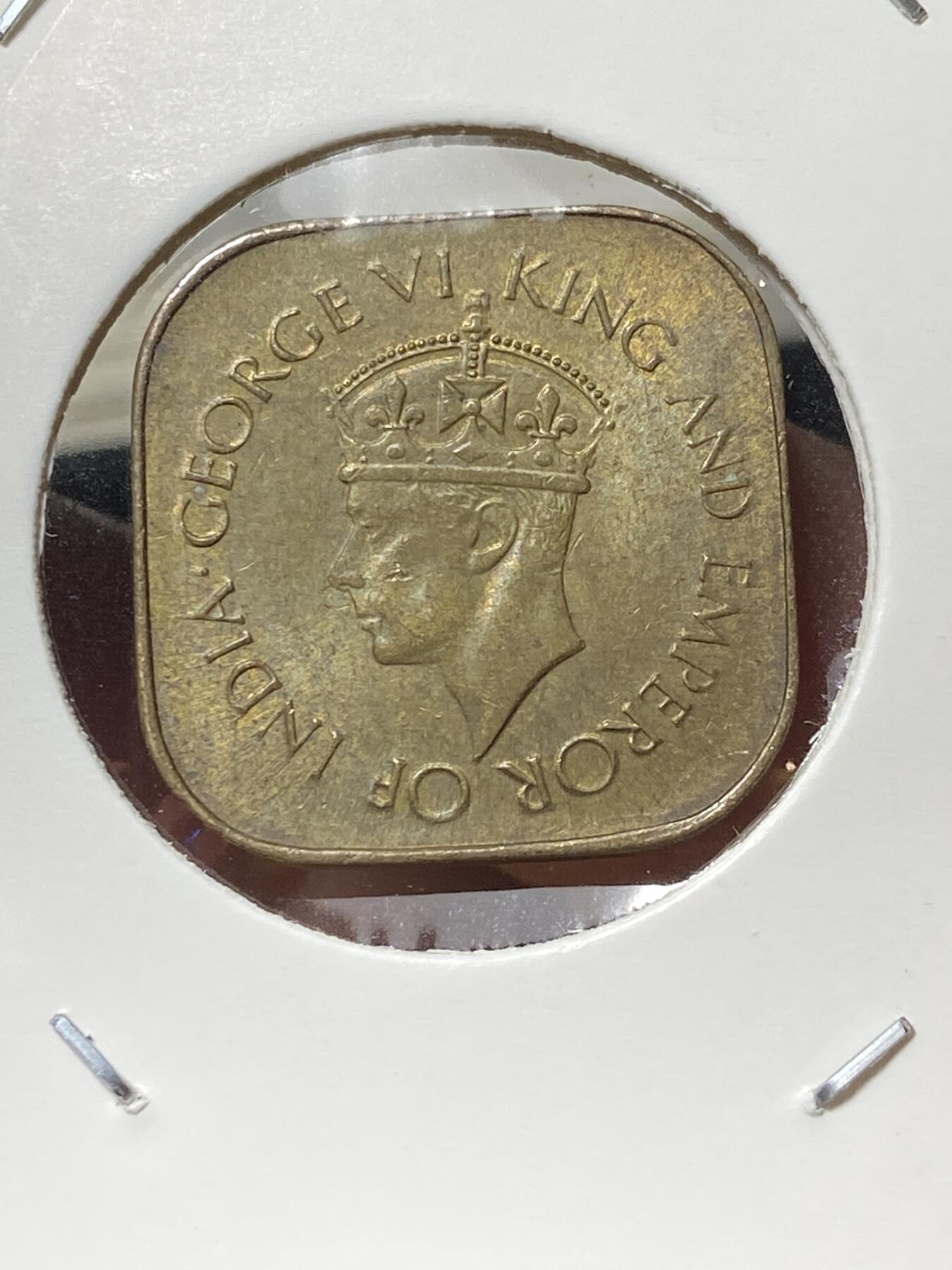 2025年第一百三十三场(总第一百五十九场）外国好品纸夹散币场(免佣金) 英属锡兰1942年5分(乔治六世第一套第一版，首发年仅发行2年)