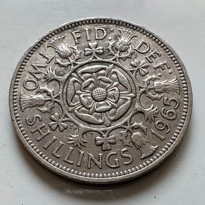 🌹外币初藏🌹🐯2025年第135场  每周二四六晚8️⃣点 接代拍 - 英国1965年两先令