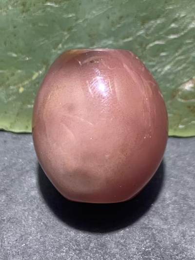 紫罗兰冻料战国红玛瑙勒子一颗！ - 紫罗兰冻料战国红玛瑙勒子一颗！