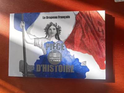 长老汇蛇年精选第七十八场拍卖 2019法国法国国旗50欧元彩色精制银币，卡装，41克900银，1500套